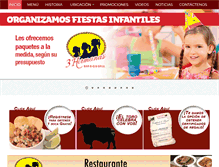 Tablet Screenshot of bbqtreshermanas.com